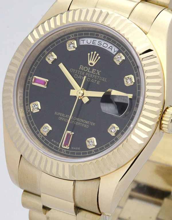 Rolex Day-Date 36mm Black Dial 118238
