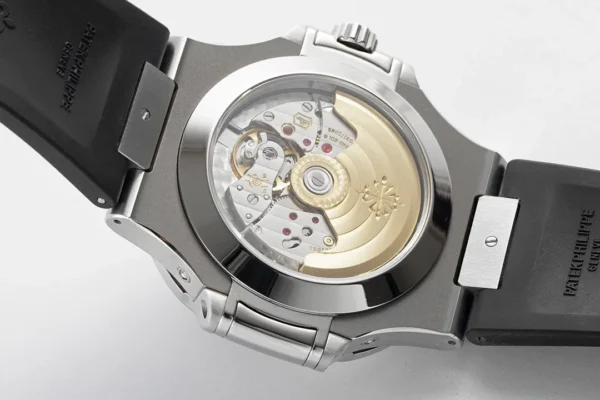 Patek Philippe Nautilus Blue Rubber Strap Watch