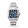 Cartier Santos de Cartier Men Automatic Blue Stainless Steel Watch WSSA0030