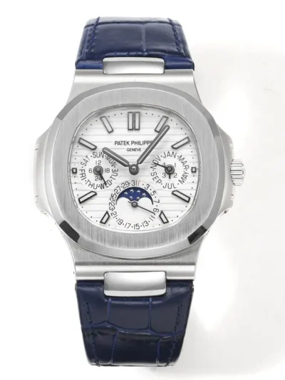 TW Patek Philippe Nautilus Blue Strap Watch