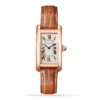 Cartier Tank Américaine Women Quartz Silver Alligator Watch W2607456