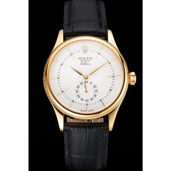Superclone Rolex Cellini 38mm White Dial REP016810