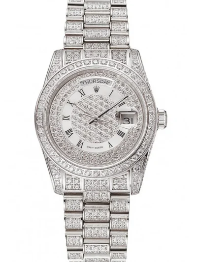 Superclone Rolex Day-Date 37mm White Dial 1453950