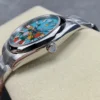 Superclone Rolex Oyster Perpetual 41 mm Turquoise Dial 124300