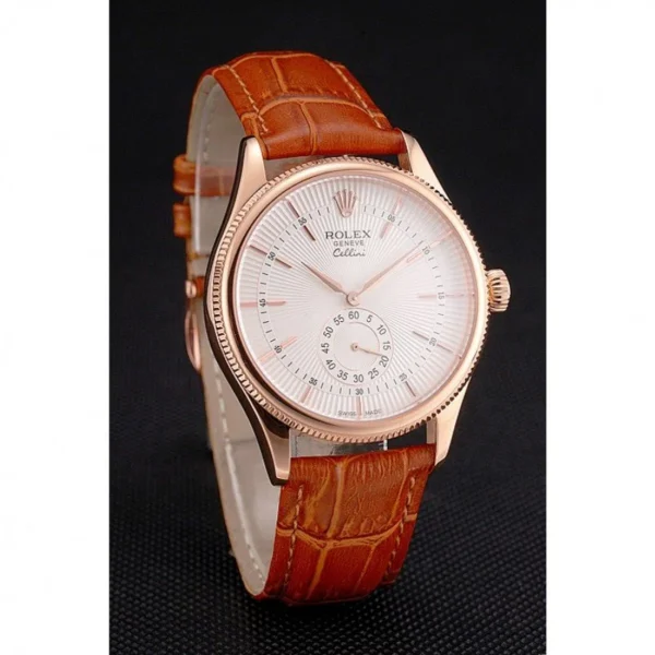 Superclone Rolex Cellini 38mm White Dial REP016813
