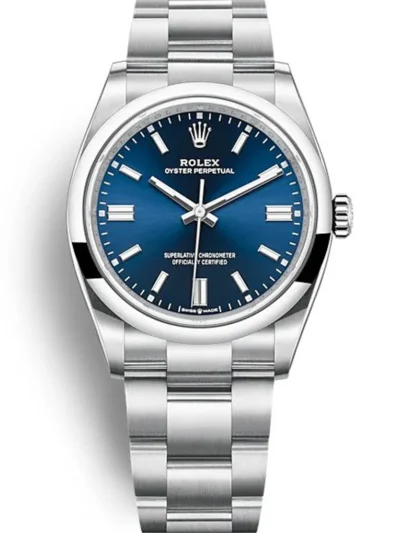 Rolex Oyster Perpetual Lady 36mm Blue Dial 126000
