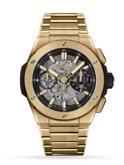 Hublot Big Bang Men Automatic 18ct Yellow Gold Watch 451.VX.1130.VX