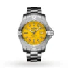 Breitling Avenger Men Automatic Yellow Stainless Steel Watch A17319101I1A1