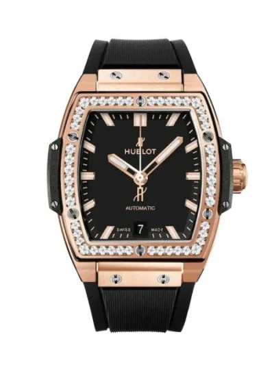 Hublot Spirit Of Big Bang Women Automatic Black Rubber Watch 665.OX.1180.RX.1204
