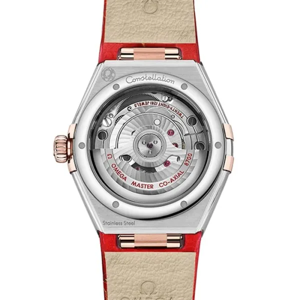 CB32CFF9-DEFF-5DE0-4422-D869C333E409.webp Omega Constellation Women Automatic Red Leather Watch O13123292099002