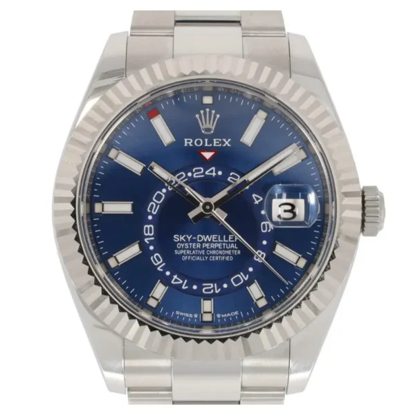 CC8891DD-1FC0-A577-0DD3-4191C84AC21F.webp Superclone Rolex Sky-Dweller 42 mm Bright blue Dial 336934 Oyster