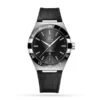 Omega Constellation Men Automatic Black Leather Watch O13133412101001
