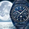CF98FA89-4EA3-C779-1D5D-2ECA9F824875.webp Omega Speedmaster Men Automatic Blue Leather Watch O30493445203001