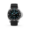 Panerai Submersible Men Automatic Black Rubber Watch PAM00799