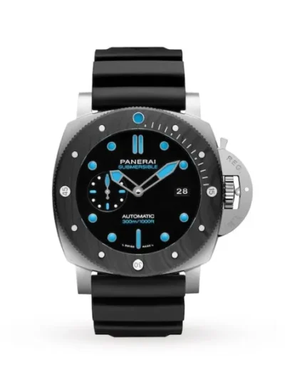 CFA5936A-0728-8F2D-CE26-1F2BB064EA2C.webp Panerai Submersible Men Automatic Black Rubber Watch PAM00799