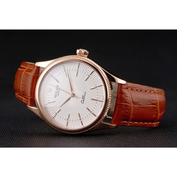 Superclone Rolex Cellini 38mm White Dial REP016801