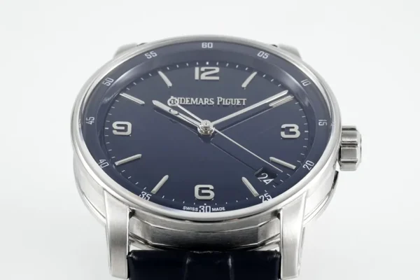 D0B18EE3-1820-EB58-A325-FC0CD38258F5.webp watch Audemars Piguet CODE 11.59 Blue Dial Three-Hand Automatic Watch with Leather Strap
