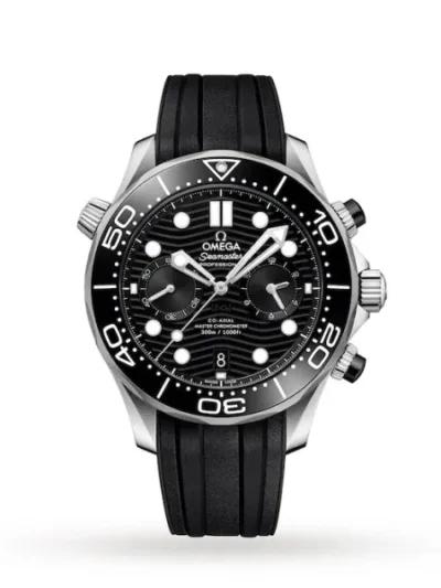 Omega Seamaster Men Automatic Black Rubber Watch O21032445101001