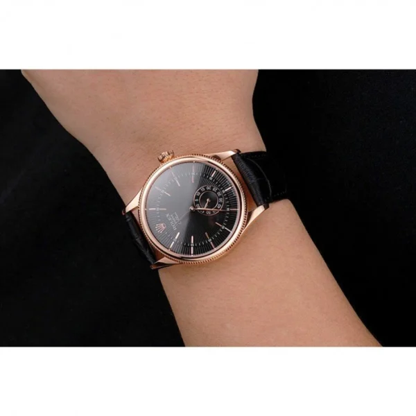 Superclone Rolex Cellini 38mm Black Dial REP016792