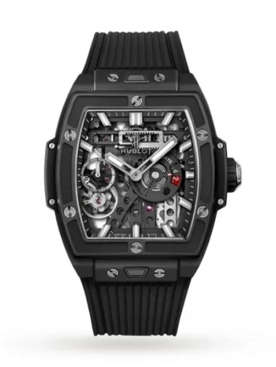 Hublot Spirit Of Big Bang Men Automatic Black Rubber Watch 614.CI.1170.RX