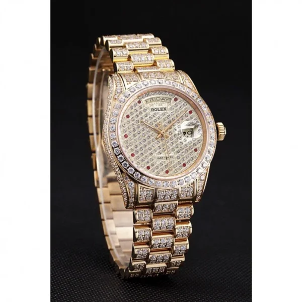 Superclone Rolex Day-Date 37mm Diamond Dial 621615