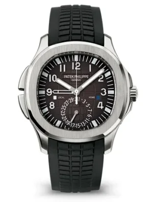 D4B71AAD-5458-AE57-3762-A12C036D798C.webp Patek Philippe Aquanaut Travel Time Stainless Steel Watch 5164A-001