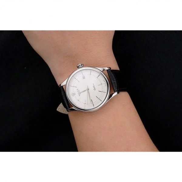 Superclone Rolex Cellini 38mm White Dial REP016802