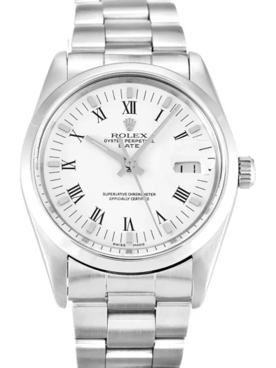 Rolex Oyster Perpetual Date 34mm White Dial 15000