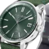 watch Audemars Piguet CODE 11.59 Green Dial Stainless Steel Watch with Fabric Strap
