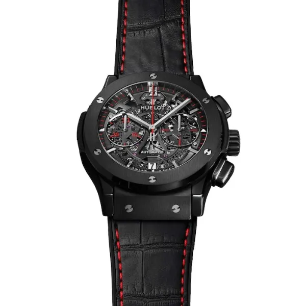 Hublot Classic Fusion Men Automatic Black Alligator Watch 525.CM.0173.LR.AUM20
