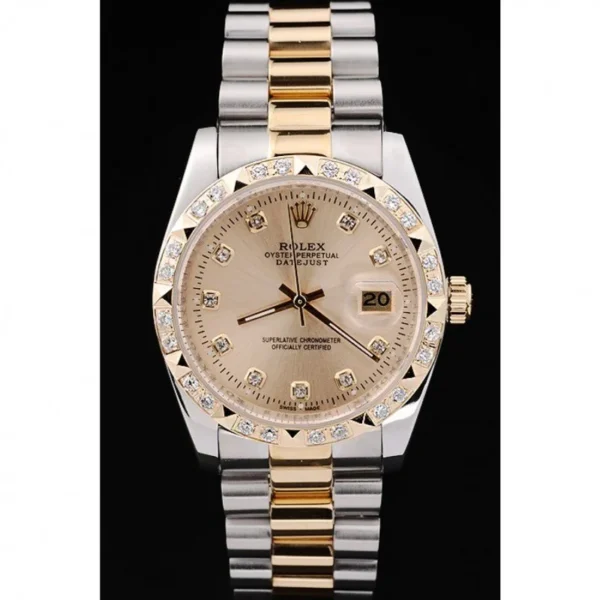 Superclone Rolex Datejust 36mm Gold Dial SRL41