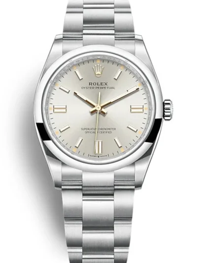 Rolex Oyster Perpetual Lady 36mm Silver Dial 126000