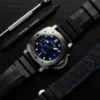 Panerai Submersible Men Automatic Blue Rubber Watch PAM00692