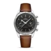 Omega Speedmaster Men Automatic Black Leather Watch O33212415101001