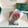 Couple Watches Rolex Oyster Perpetual 31/41mm SS/SS Red/Stk