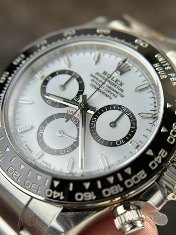 Superclone Rolex Daytona  Panda  40 mm White Dial 126500LN
