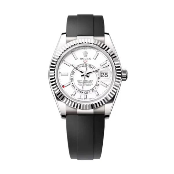 Superclone Rolex Sky-Dweller 42 mm Intense white Dial 336239