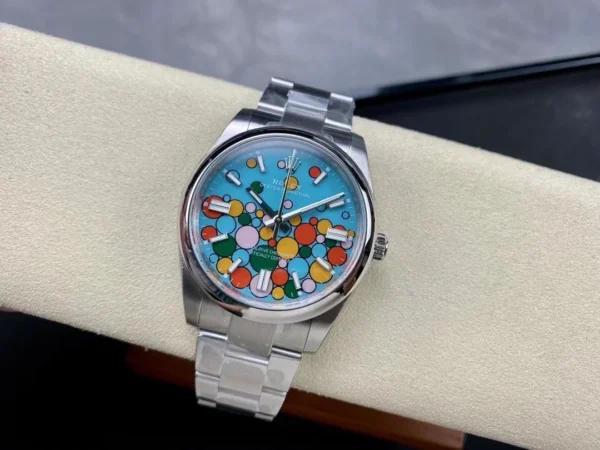 Superclone Rolex Oyster Perpetual 41 mm Turquoise Dial 124300