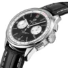 Breitling Premier Men Automatic Black Alligator Watch AB0118371B1P1