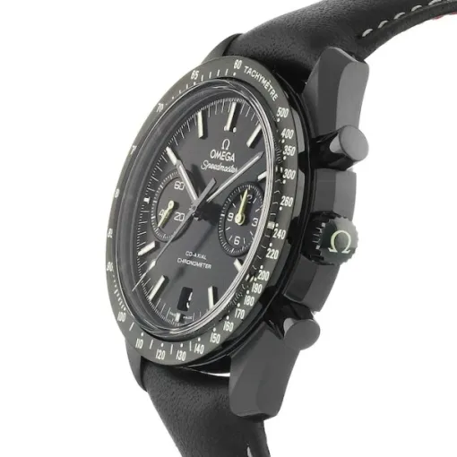 Omega Speedmaster Men Automatic Black Leather Watch O31192445101004