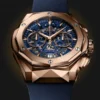 Hublot Classic Fusion Men Automatic Blue Rubber Watch 525.OX.5180.RX.ORL21