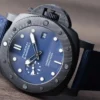 Panerai Submersible Men Automatic Blue Rubber Watch PAM01232
