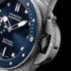 Panerai Submersible Men Automatic Blue Stainless Steel Watch PAM01068