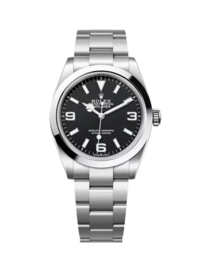 Superclone Rolex Explorer 40 mm Black Dial 224270
