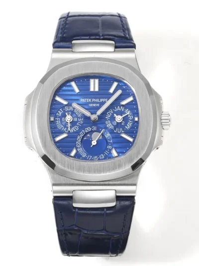 Patek Philippe Blue Nautilus Perpetual Watch
