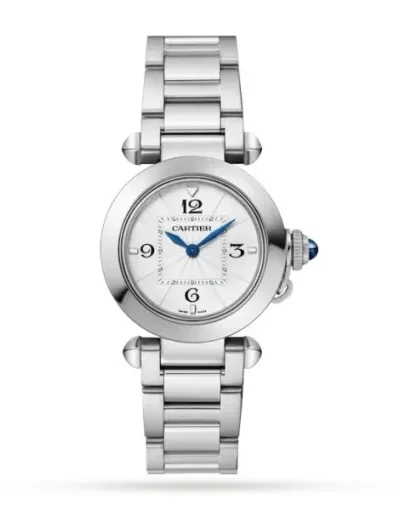 Cartier Pasha de Cartier Women Quartz Silver Stainless Steel Watch WSPA0021