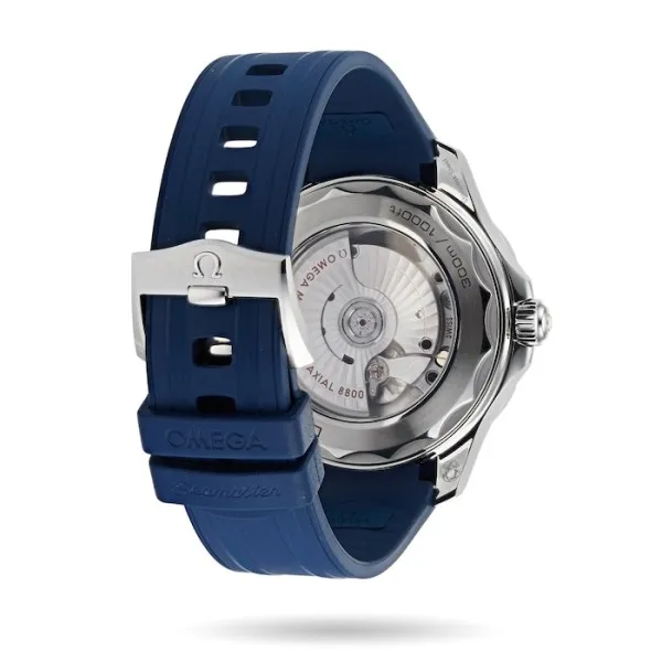 EDEA0668-8AE1-2F4B-860D-294723B89E42.webp Omega Seamaster Men Automatic Blue Rubber Watch O21032422003001