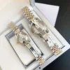 Couple Watches Rolex Datejust 36/28mm RG/SS Jub Gold/Dial