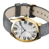 Cartier Drive de Cartier Men Automatic Silver Leather Watch WGNM0011