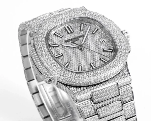 Patek Philippe Nautilus Full Star Platinum Watch